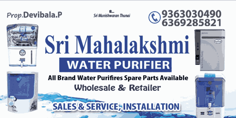 Sri Mahalakshmi RO water purifier dealers in polur